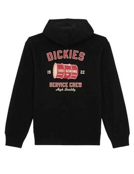 Sudadera Dickies Service Crew Negra Hombre