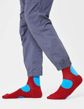 Calcetines HappyJumbo Dot Granate/Turquesa Unisex