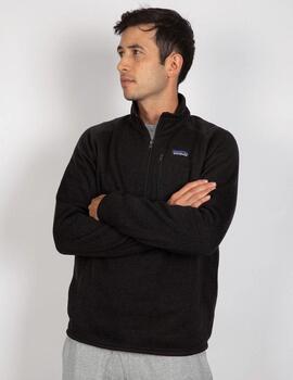 Polar Patagonia M´s Better 1/4 zip Negro Hombre