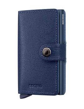 Tarjetero Secrid Miniwallet Crisple Navy Unisex