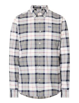 Camisa Barbour Lifestyle Cuadro Gris Hombre