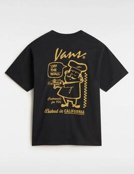 Camiseta Vans 66 Baked In Loose SS Negra Hombre