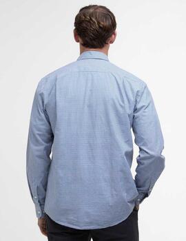 Camisa Barbour finwell Gingham Tailored Azul/Blanco hombre