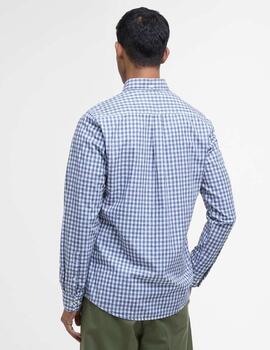 Camisa Barbour Kanehill Tailored Fit Marina/Blanca hombre