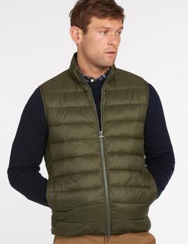 Chaleco Barbour Bretby Puffer Gilet Verde Oliva hombre