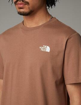 Camiseta The North Face S/S Box Nse Tee Marrón