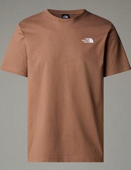 Camiseta The North Face S/S Box Nse Tee Marrón