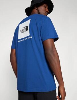 Camiseta The North Face S/S Box Nse Tee Azulón hombre