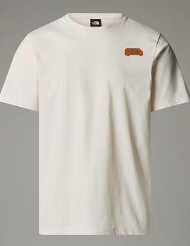 Camiseta The North Face SS Outdoor Graphic Crudo hombre