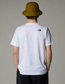 Camiseta The North Face Simple Dome Tee Blanca hombre