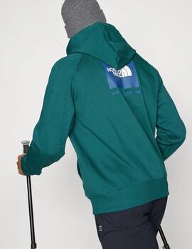 Sudadera The North Face Raglan Box NSE Verde