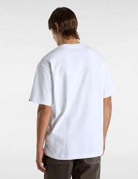 Camiseta Vans Left Chest II Loose SS Blanca hombre