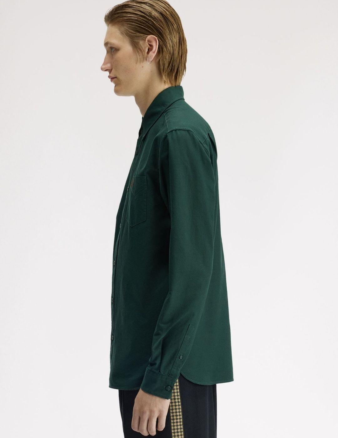 Camisa Fred Perry Oxford Verde Hombre Fred Perry para Hombre | Baroncell